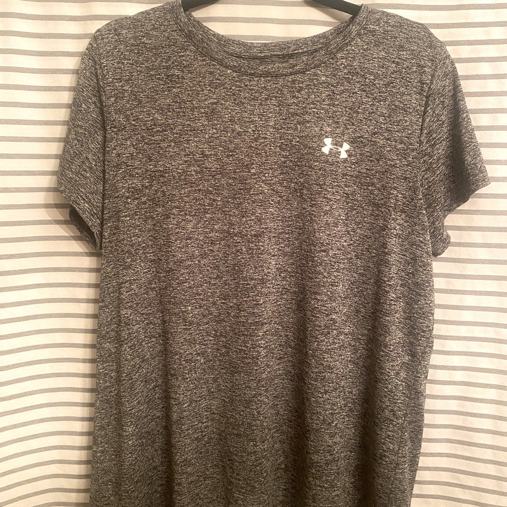 Women’s Under Armour Heather Gray Crewneck Tee T-shirt XL